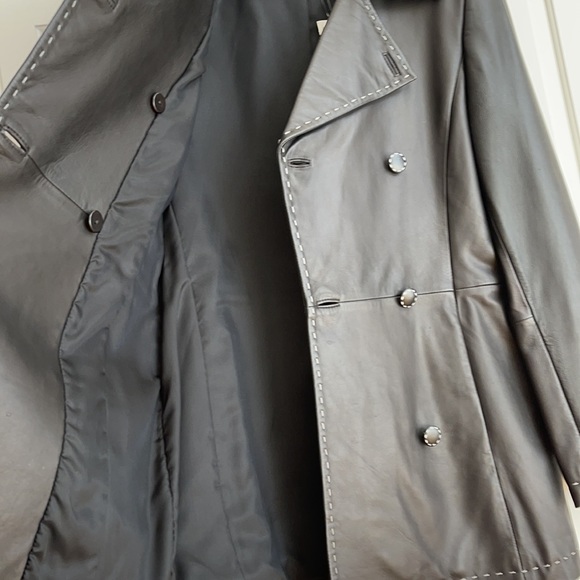 Dana Buchman leather jacket size 4 - Picture 15 of 15